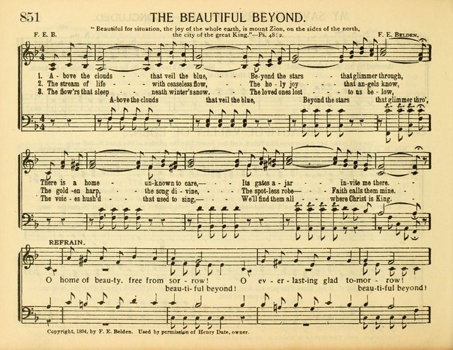 Christ in Song: for all religious services nearly one thousand best gospel hymns, new and old with responsive scripture readings (Rev. and Enl.) page 476