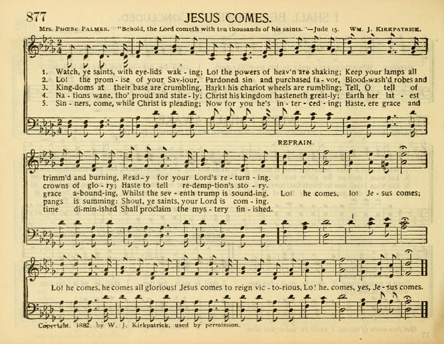 Christ in Song: for all religious services nearly one thousand best gospel hymns, new and old with responsive scripture readings (Rev. and Enl.) page 502