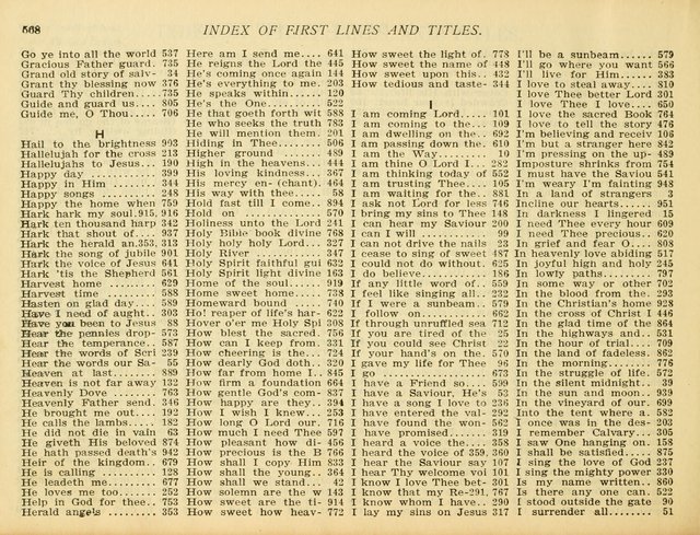 Christ in Song: for all religious services nearly one thousand best gospel hymns, new and old with responsive scripture readings (Rev. and Enl.) page 556