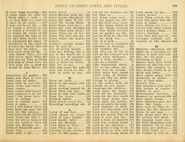 Christ in Song: for all religious services nearly one thousand best gospel hymns, new and old with responsive scripture readings (Rev. and Enl.) page 557