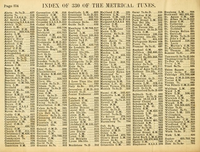 Christ in Song: for all religious services nearly one thousand best gospel hymns, new and old with responsive scripture readings (Rev. and Enl.) page 562