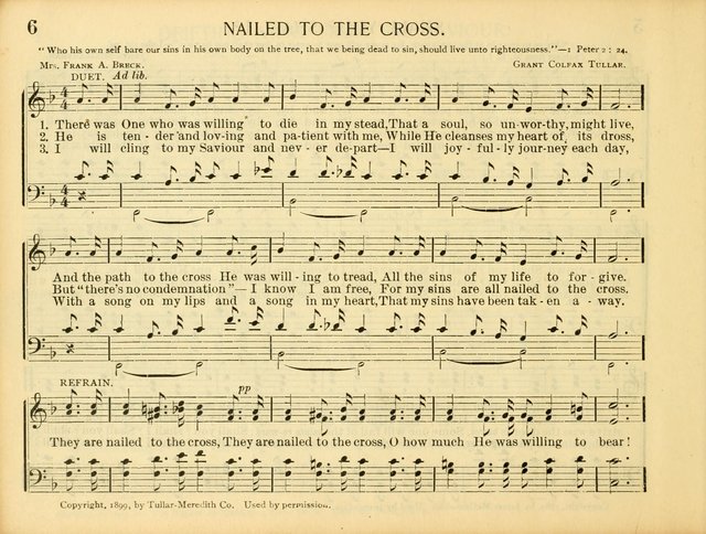 Christ in Song: for all religious services nearly one thousand best gospel hymns, new and old with responsive scripture readings (Rev. and Enl.) page 6