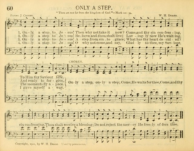 Christ in Song: for all religious services nearly one thousand best gospel hymns, new and old with responsive scripture readings (Rev. and Enl.) page 60