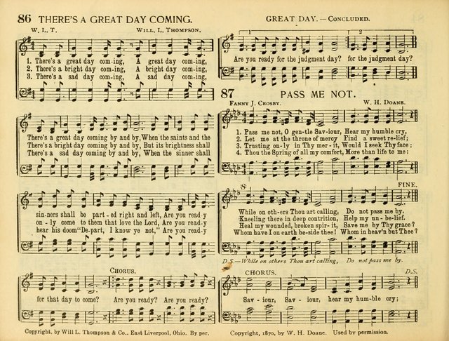 Christ in Song: for all religious services nearly one thousand best gospel hymns, new and old with responsive scripture readings (Rev. and Enl.) page 78