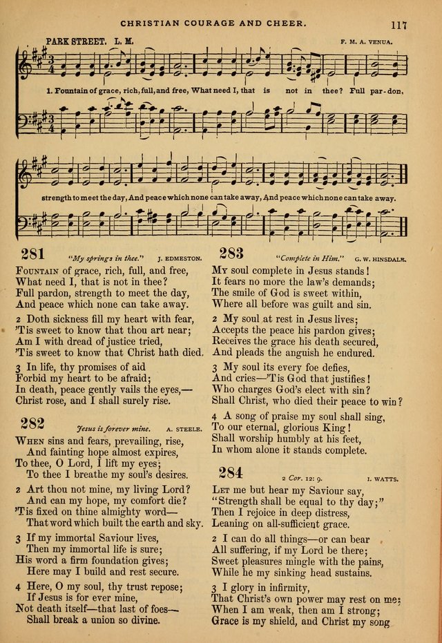 The Calvary Selection of Spiritual Songs: with music for use in social meetings. page 117