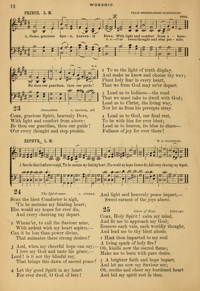 The Calvary Selection of Spiritual Songs: with music for use in social meetings. page 12