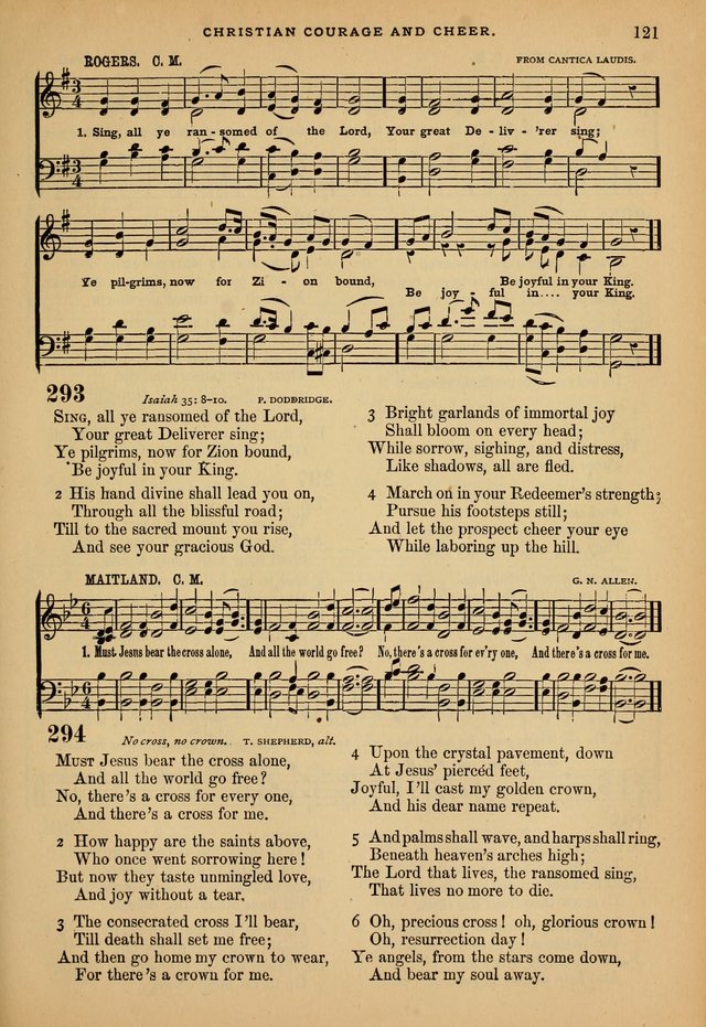 The Calvary Selection of Spiritual Songs: with music for use in social meetings. page 121