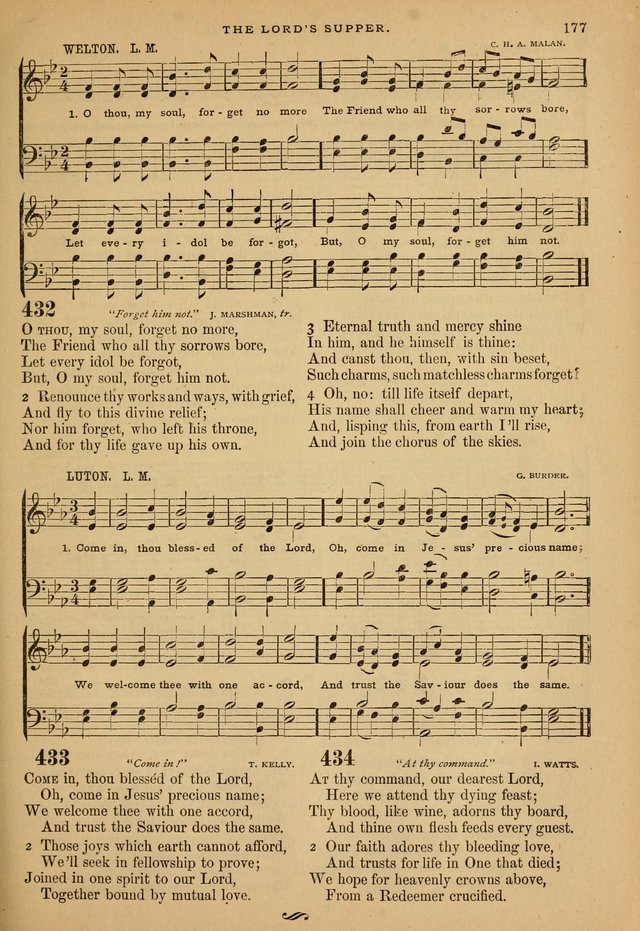 The Calvary Selection of Spiritual Songs: with music for use in social meetings. page 177