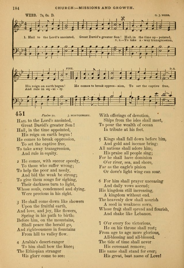 The Calvary Selection of Spiritual Songs: with music for use in social meetings. page 184
