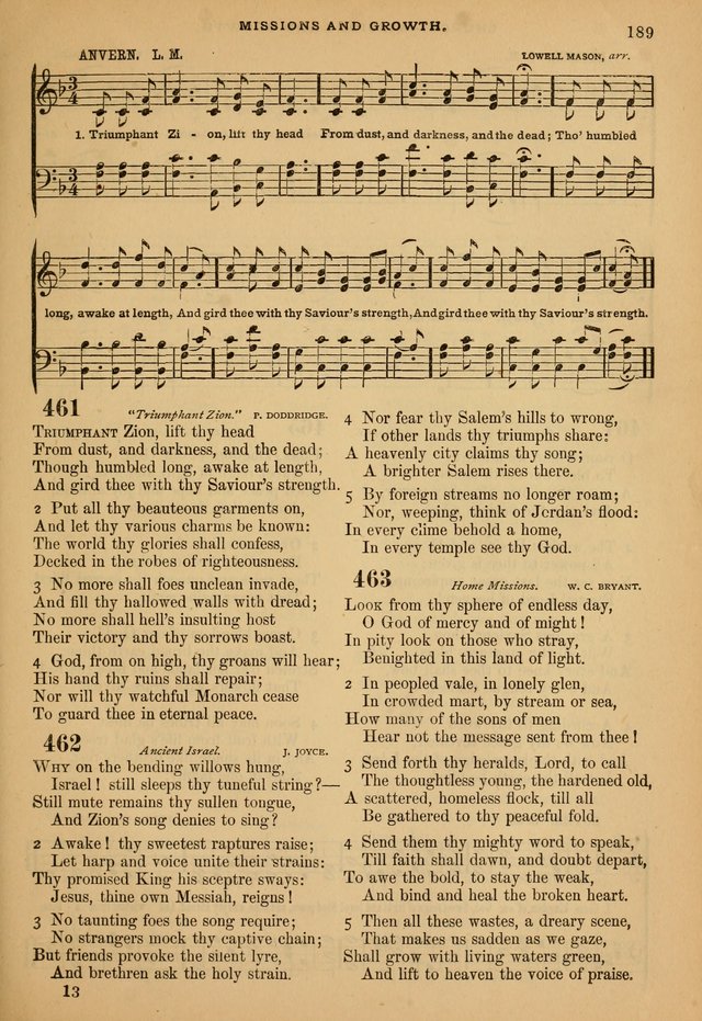 The Calvary Selection of Spiritual Songs: with music for use in social meetings. page 189