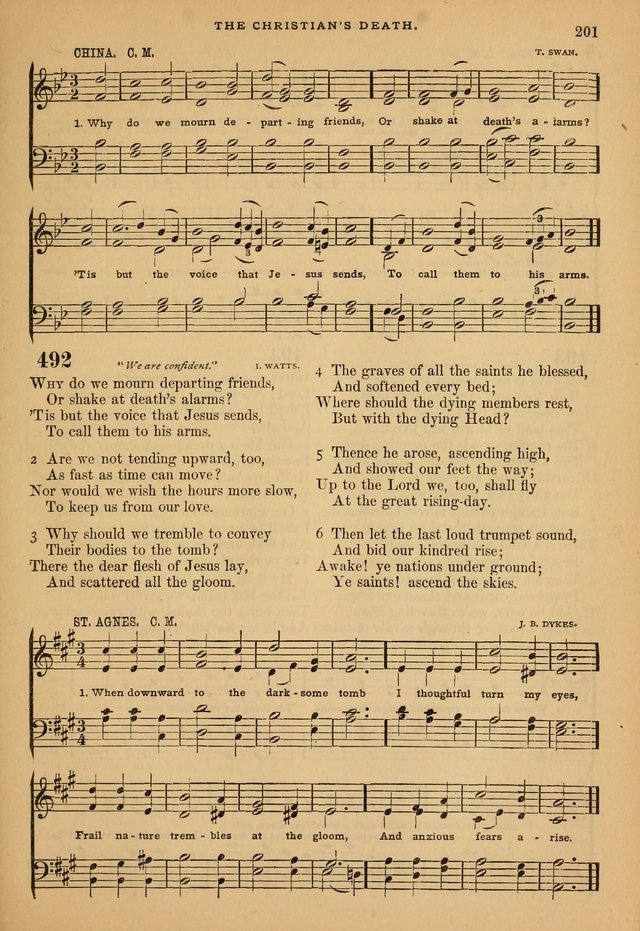 The Calvary Selection of Spiritual Songs: with music for use in social meetings. page 201