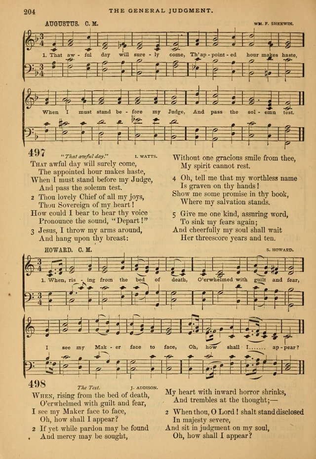 The Calvary Selection of Spiritual Songs: with music for use in social meetings. page 204