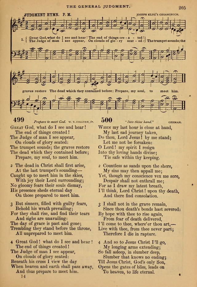 The Calvary Selection of Spiritual Songs: with music for use in social meetings. page 205