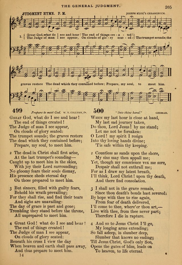 The Calvary Selection of Spiritual Songs: with music for use in social meetings. page 205