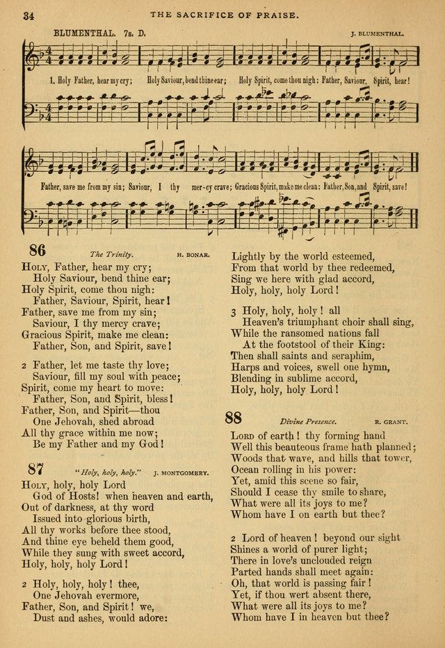The Calvary Selection of Spiritual Songs: with music for use in social meetings. page 34