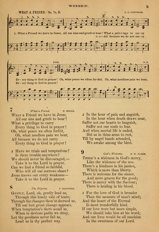 The Calvary Selection of Spiritual Songs: with music for use in social meetings. page 5