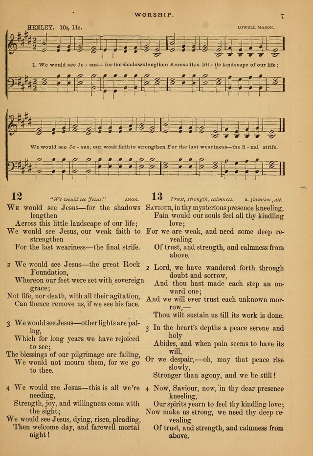 The Calvary Selection of Spiritual Songs: with music for use in social meetings. page 7