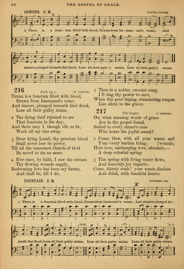 The Calvary Selection of Spiritual Songs: with music for use in social meetings. page 86