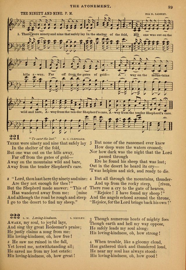 The Calvary Selection of Spiritual Songs: with music for use in social meetings. page 89