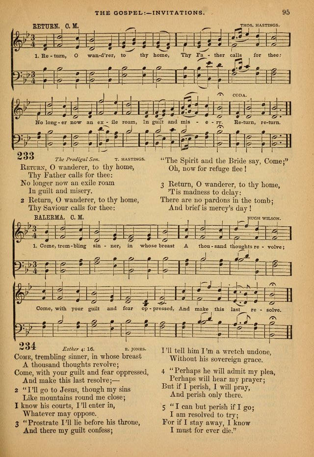 The Calvary Selection of Spiritual Songs: with music for use in social meetings. page 95