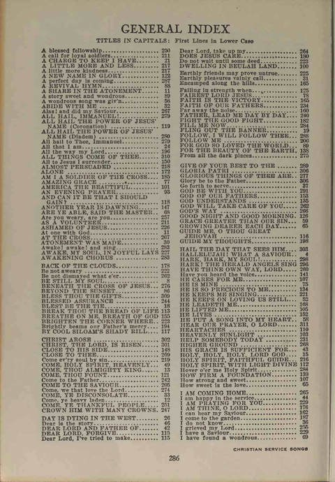 Christian Service Songs page 284