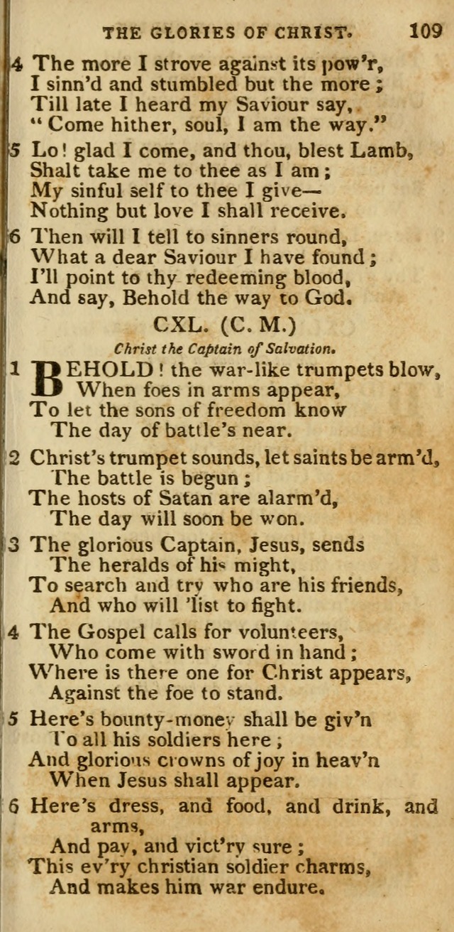 The Cluster of Spiritual Songs, Divine Hymns and Sacred Poems: being chiefly a collection (3rd ed. rev.) page 109