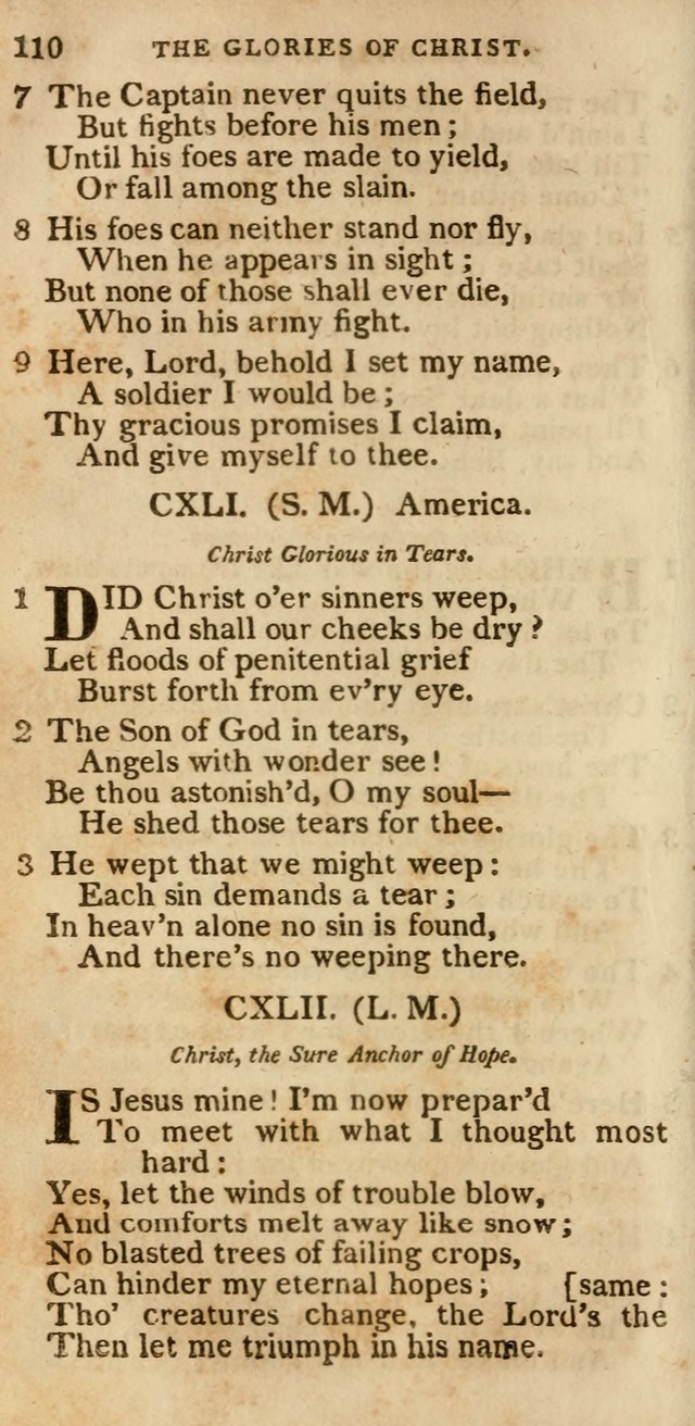 The Cluster of Spiritual Songs, Divine Hymns and Sacred Poems: being chiefly a collection (3rd ed. rev.) page 110