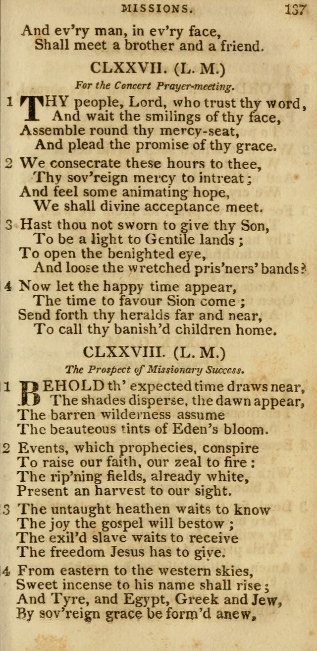 The Cluster of Spiritual Songs, Divine Hymns and Sacred Poems: being chiefly a collection (3rd ed. rev.) page 137