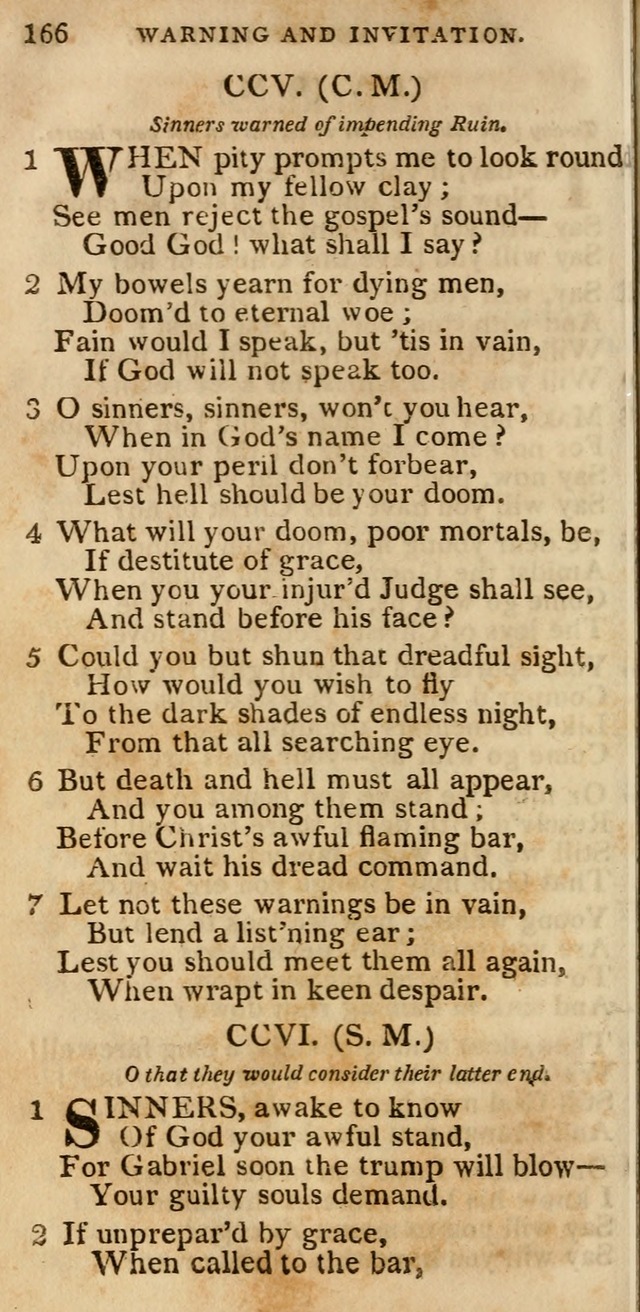 The Cluster of Spiritual Songs, Divine Hymns and Sacred Poems: being chiefly a collection (3rd ed. rev.) page 166