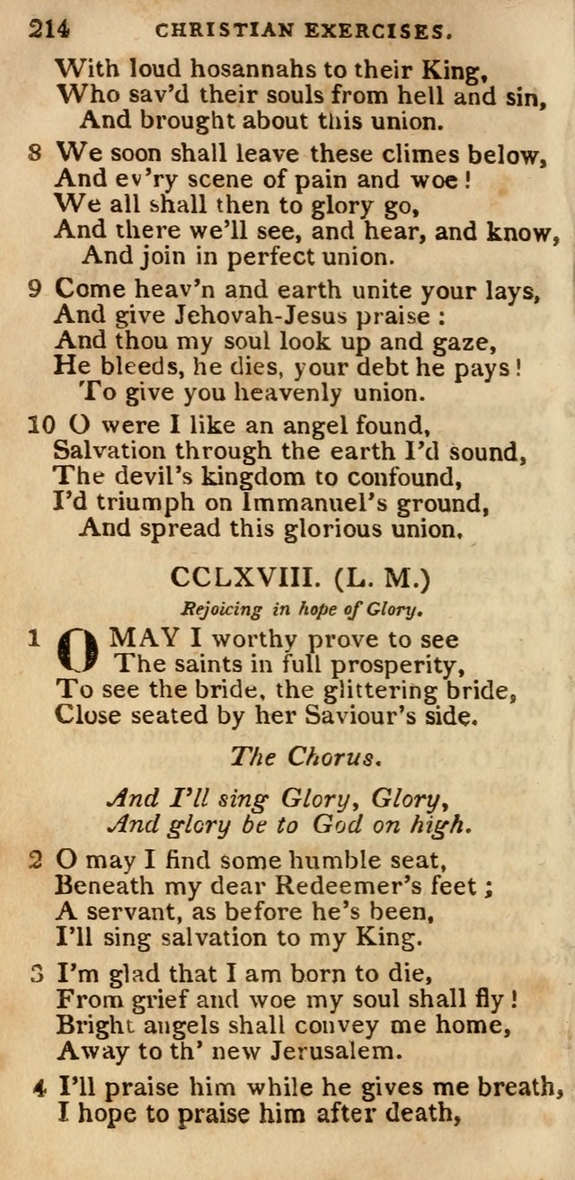 The Cluster of Spiritual Songs, Divine Hymns and Sacred Poems: being chiefly a collection (3rd ed. rev.) page 214
