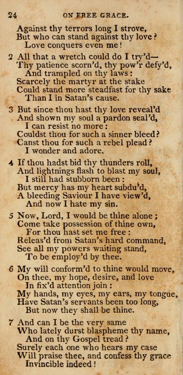 The Cluster of Spiritual Songs, Divine Hymns and Sacred Poems: being chiefly a collection (3rd ed. rev.) page 24