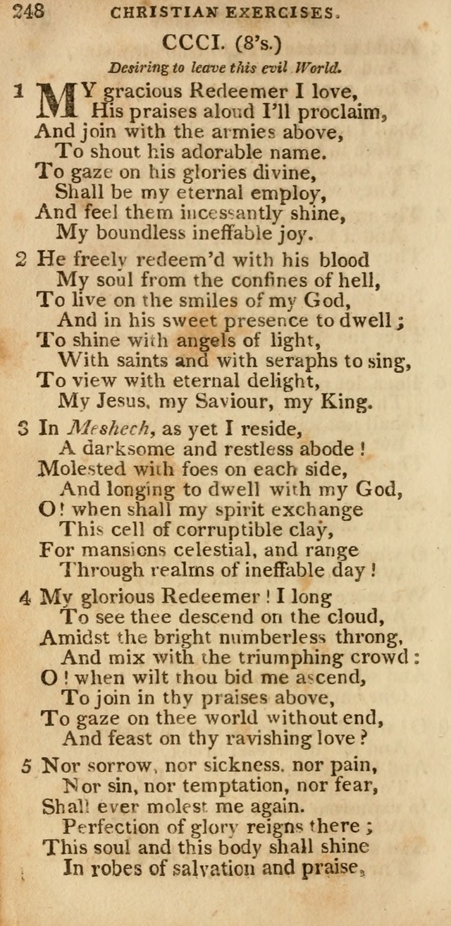 The Cluster of Spiritual Songs, Divine Hymns and Sacred Poems: being chiefly a collection (3rd ed. rev.) page 248
