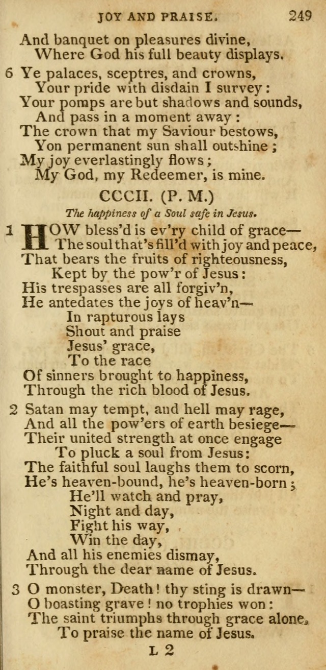 The Cluster of Spiritual Songs, Divine Hymns and Sacred Poems: being chiefly a collection (3rd ed. rev.) page 249