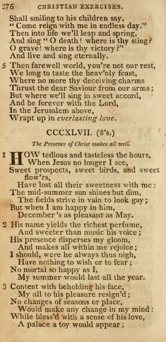 The Cluster of Spiritual Songs, Divine Hymns and Sacred Poems: being chiefly a collection (3rd ed. rev.) page 276