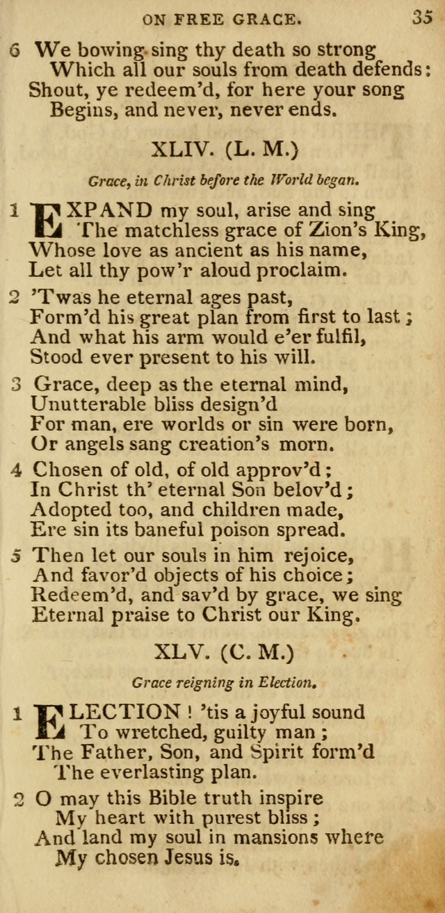 The Cluster of Spiritual Songs, Divine Hymns and Sacred Poems: being chiefly a collection (3rd ed. rev.) page 35