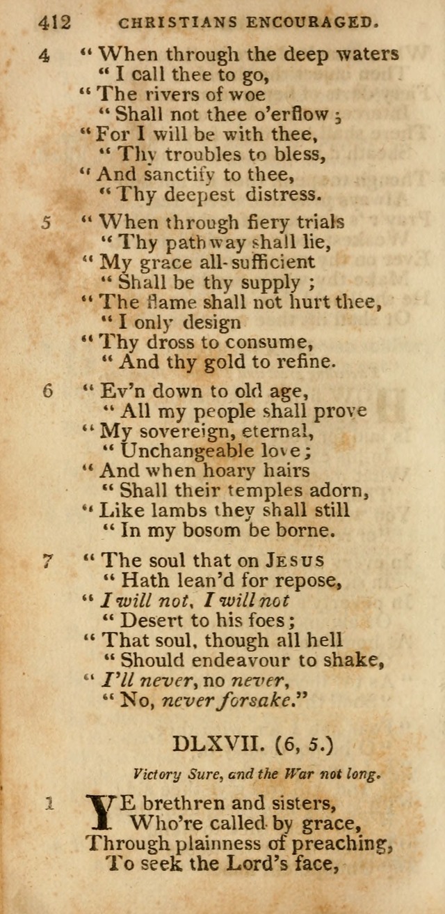 The Cluster of Spiritual Songs, Divine Hymns and Sacred Poems: being chiefly a collection (3rd ed. rev.) page 412