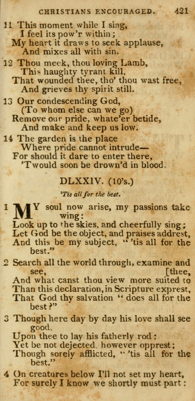The Cluster of Spiritual Songs, Divine Hymns and Sacred Poems: being chiefly a collection (3rd ed. rev.) page 421