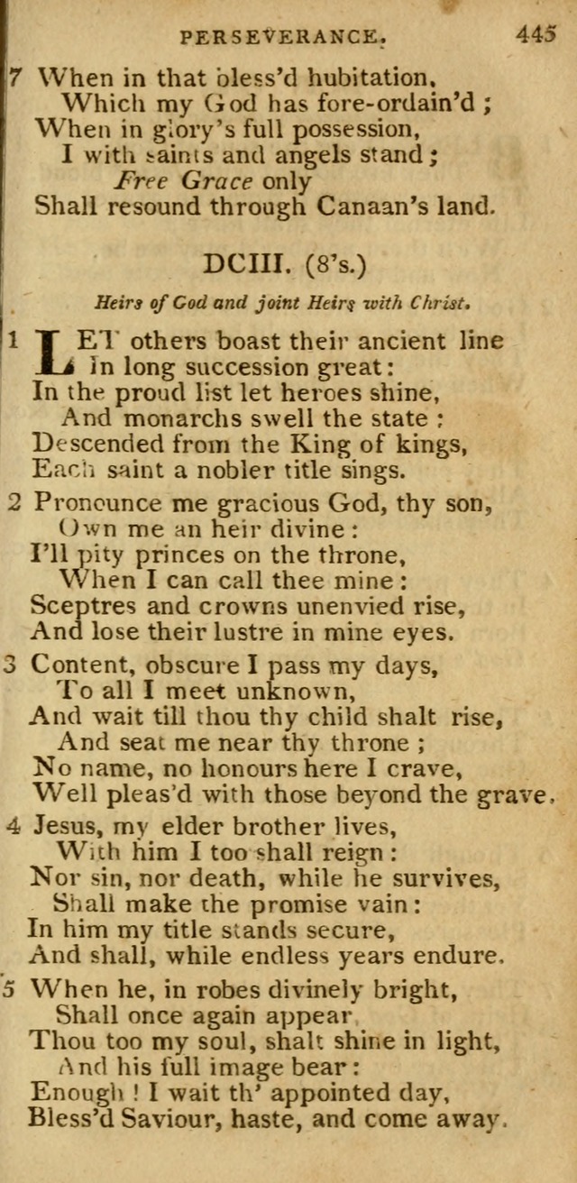 The Cluster of Spiritual Songs, Divine Hymns and Sacred Poems: being chiefly a collection (3rd ed. rev.) page 445