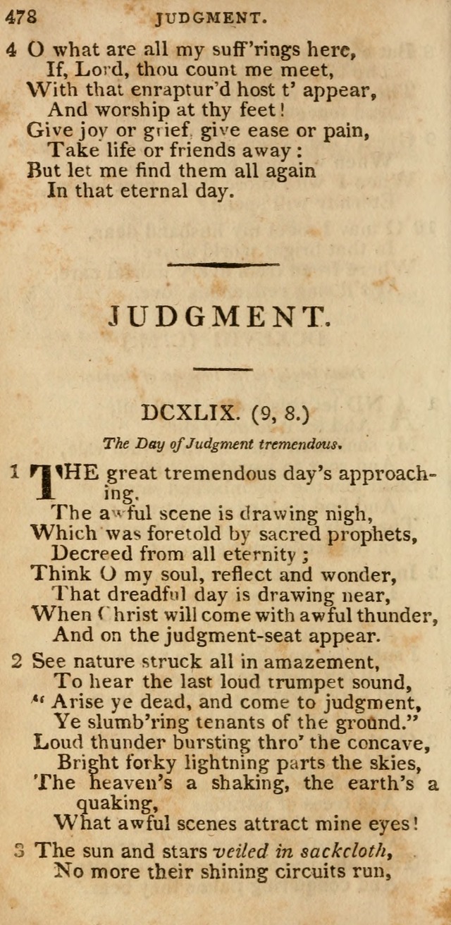 The Cluster of Spiritual Songs, Divine Hymns and Sacred Poems: being chiefly a collection (3rd ed. rev.) page 478