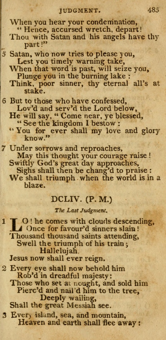 The Cluster of Spiritual Songs, Divine Hymns and Sacred Poems: being chiefly a collection (3rd ed. rev.) page 485