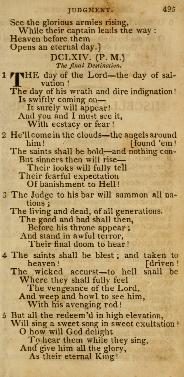 The Cluster of Spiritual Songs, Divine Hymns and Sacred Poems: being chiefly a collection (3rd ed. rev.) page 495