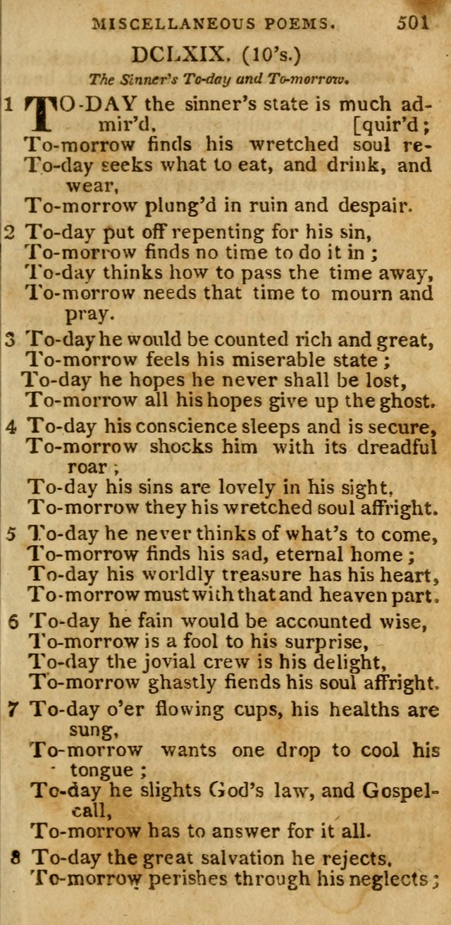 The Cluster of Spiritual Songs, Divine Hymns and Sacred Poems: being chiefly a collection (3rd ed. rev.) page 501