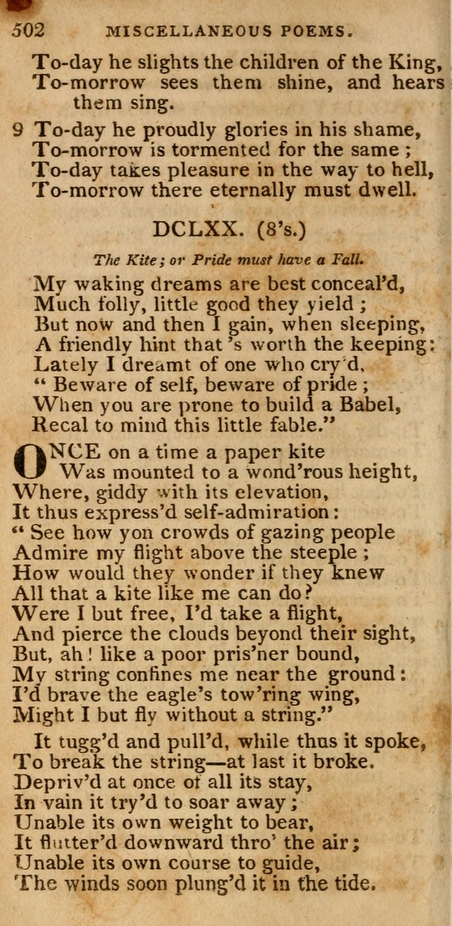 The Cluster of Spiritual Songs, Divine Hymns and Sacred Poems: being chiefly a collection (3rd ed. rev.) page 502