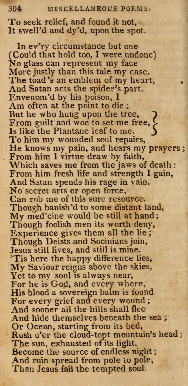 The Cluster of Spiritual Songs, Divine Hymns and Sacred Poems: being chiefly a collection (3rd ed. rev.) page 504