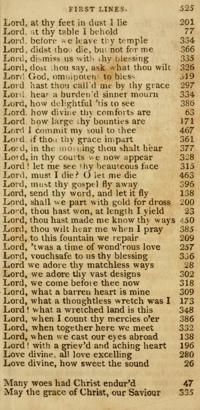 The Cluster of Spiritual Songs, Divine Hymns and Sacred Poems: being chiefly a collection (3rd ed. rev.) page 525