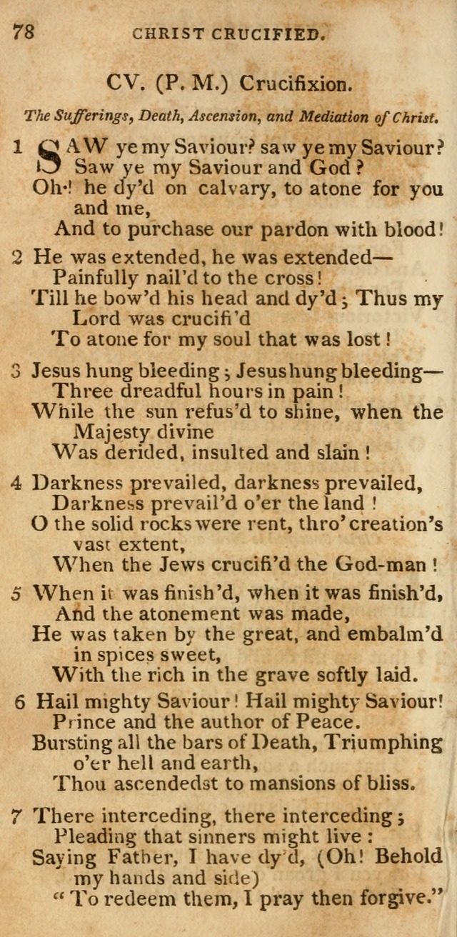 The Cluster of Spiritual Songs, Divine Hymns and Sacred Poems: being chiefly a collection (3rd ed. rev.) page 78