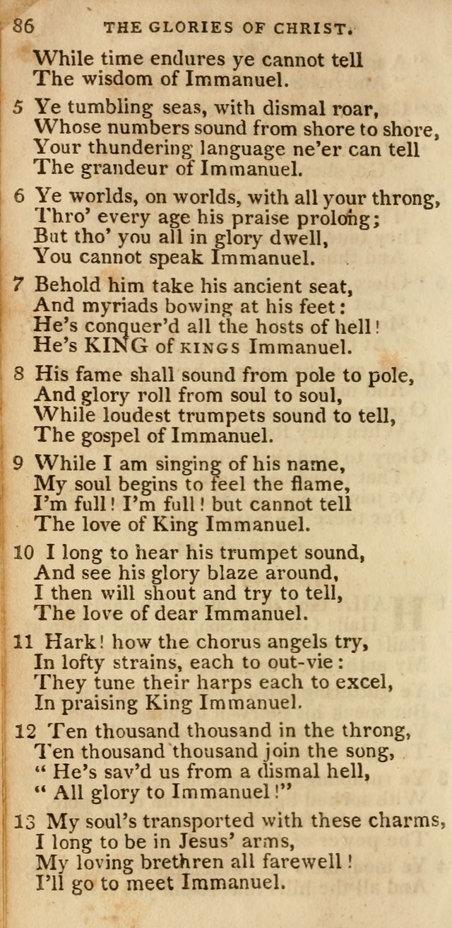 The Cluster of Spiritual Songs, Divine Hymns and Sacred Poems: being chiefly a collection (3rd ed. rev.) page 86