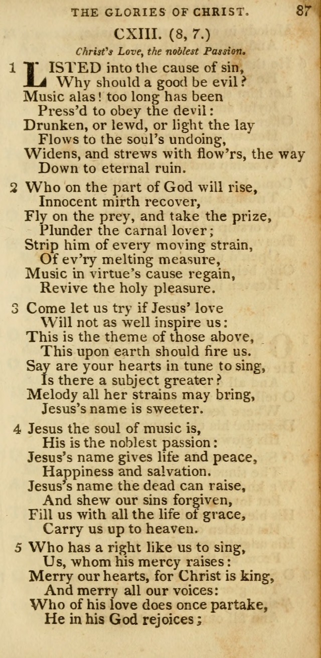 The Cluster of Spiritual Songs, Divine Hymns and Sacred Poems: being chiefly a collection (3rd ed. rev.) page 87