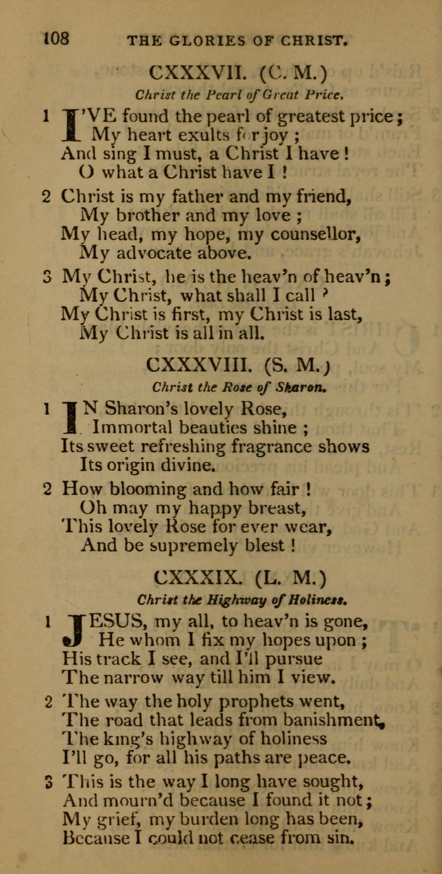 Cluster of spiritual songs, divine hymns, and sacred poems: being chiefly a collection page 115