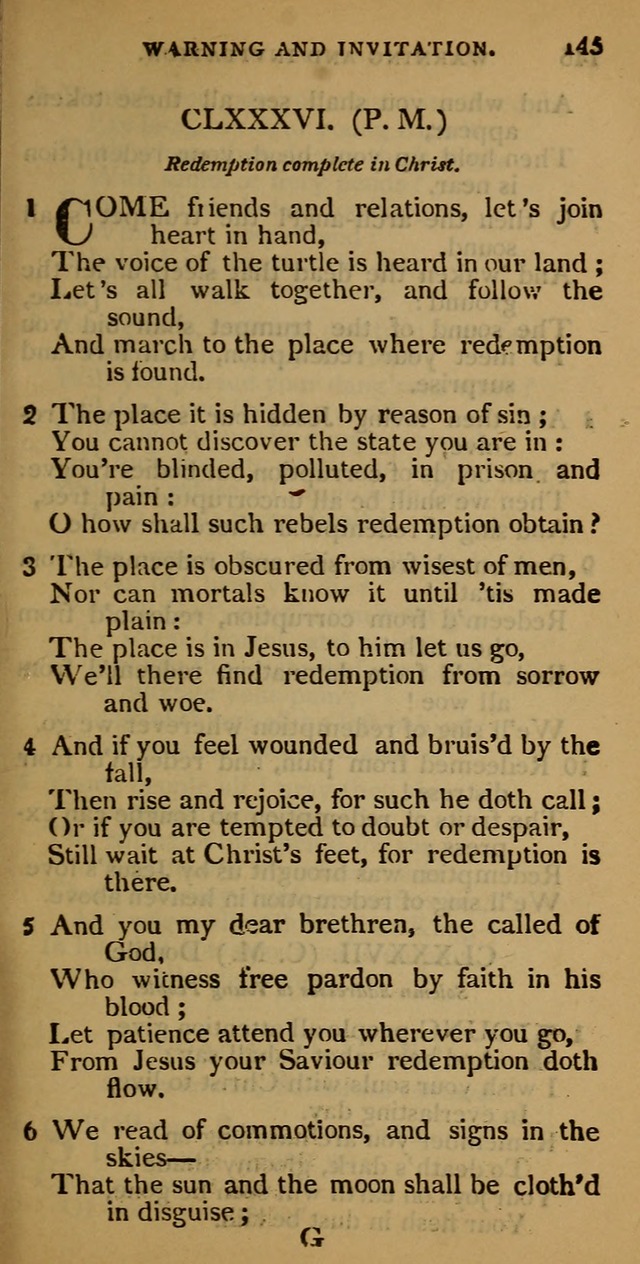 Cluster of spiritual songs, divine hymns, and sacred poems: being chiefly a collection page 152